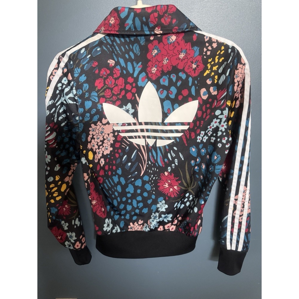 Vintage Adidas Originals x FARM Rio Women Track Jacket 2015 Floral AY8390 XS